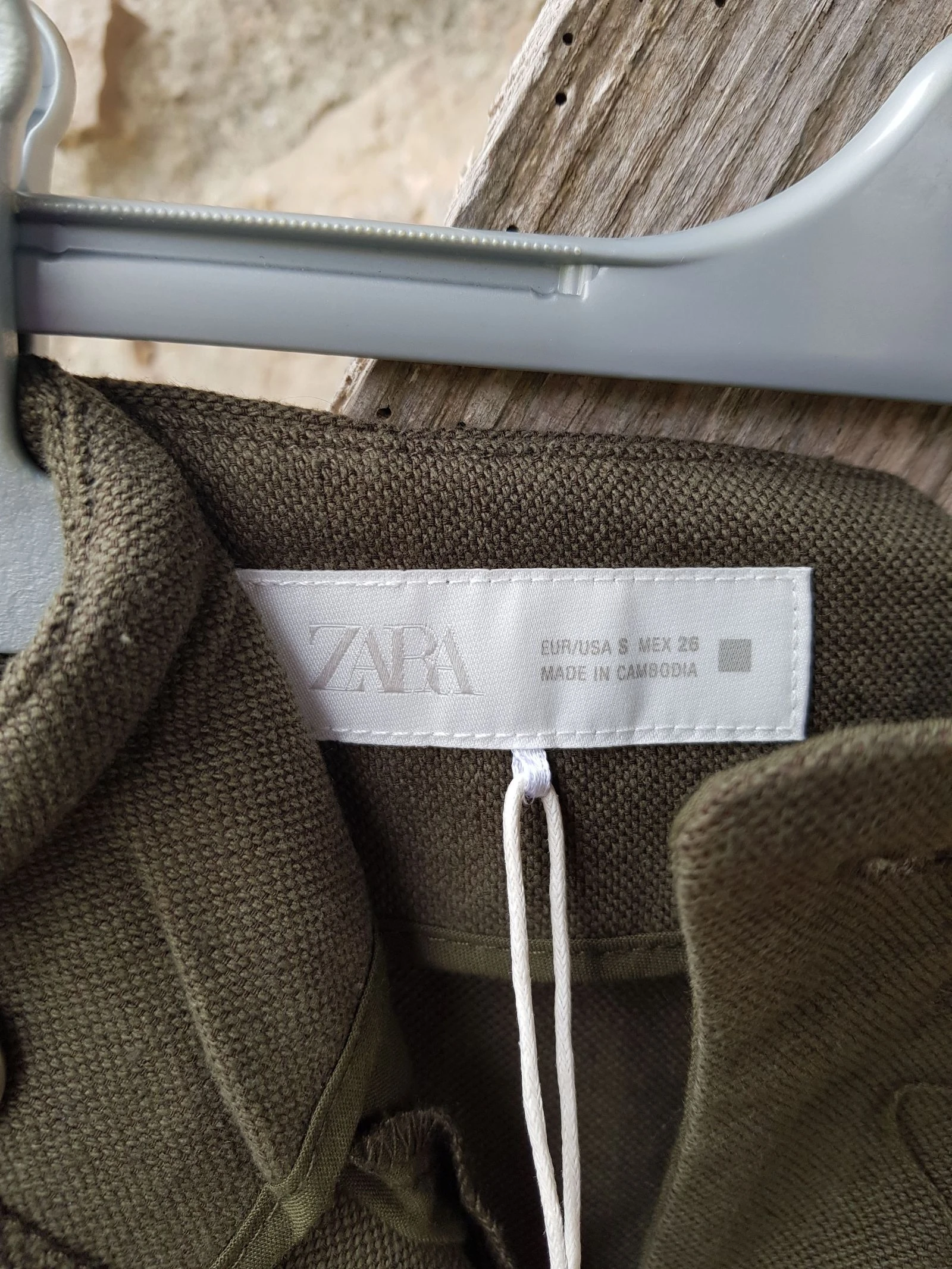 Calça larga linho e algodão Zara – photo 4